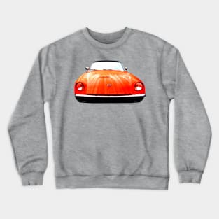 Jensen Healey 1970s classic British sports car high contrast red Crewneck Sweatshirt